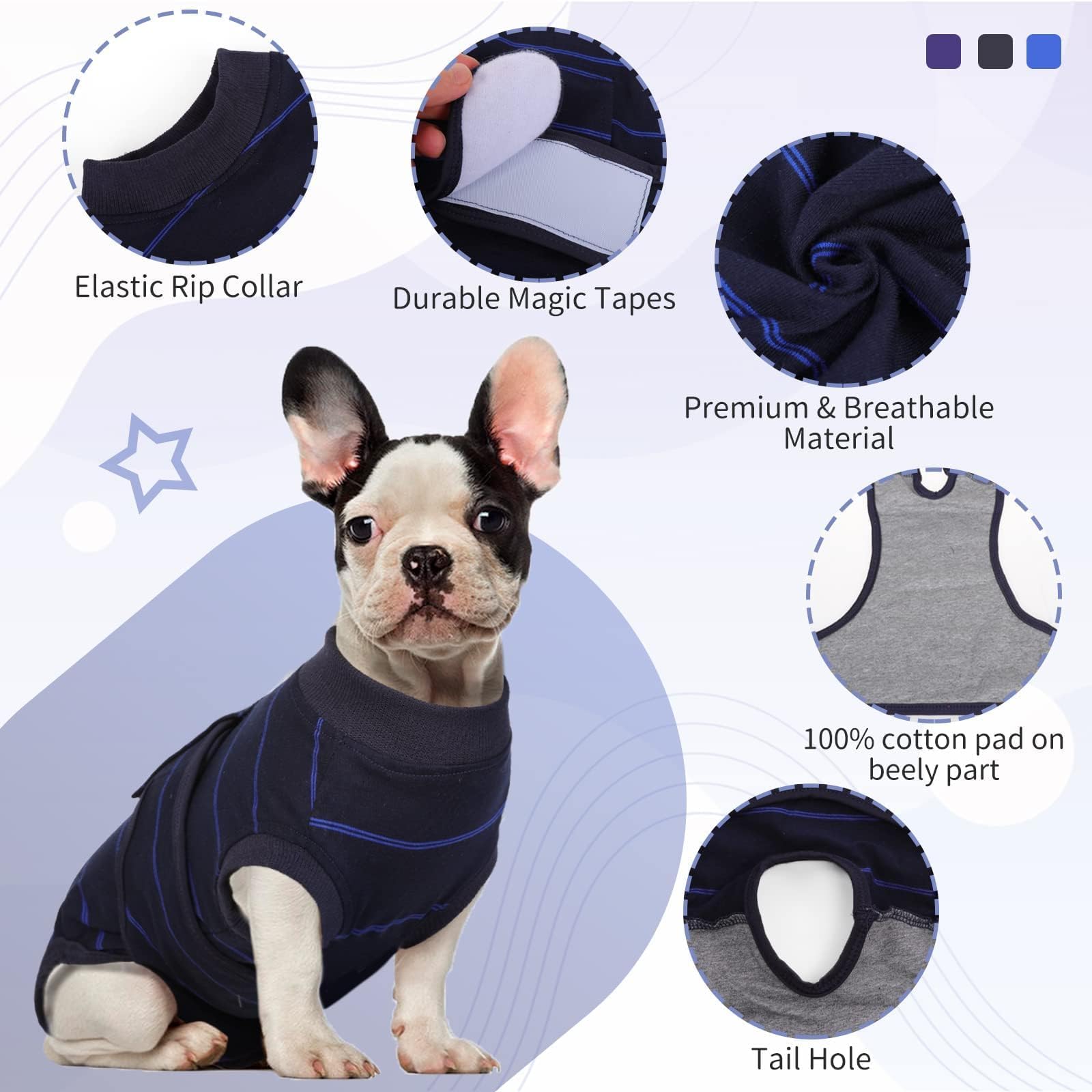 Kuoser circle-bottom feature designed for male dogs during use.