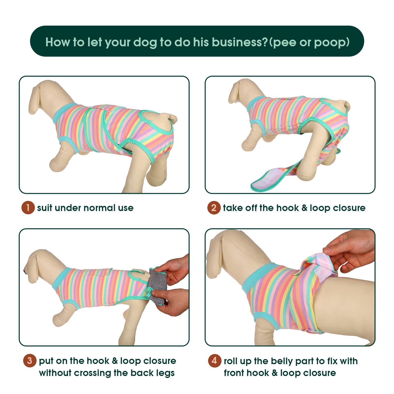 Kuoser Recovery Suit cone-alternative wear provides wound protection without a cone