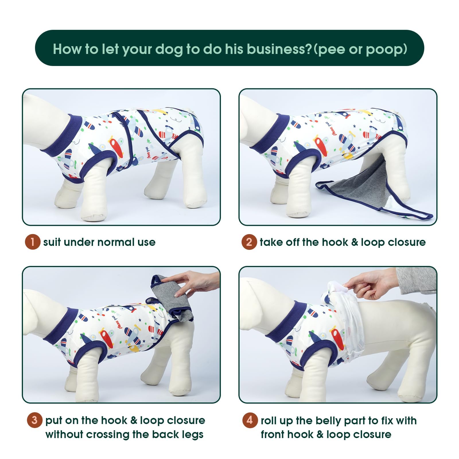 Kuoser Recovery Suit cone-alternative prevents licking while enabling mobility.
