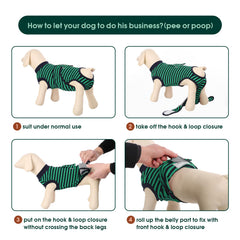 Kuoser Recovery Suit cone-free design enabling easy on/off.