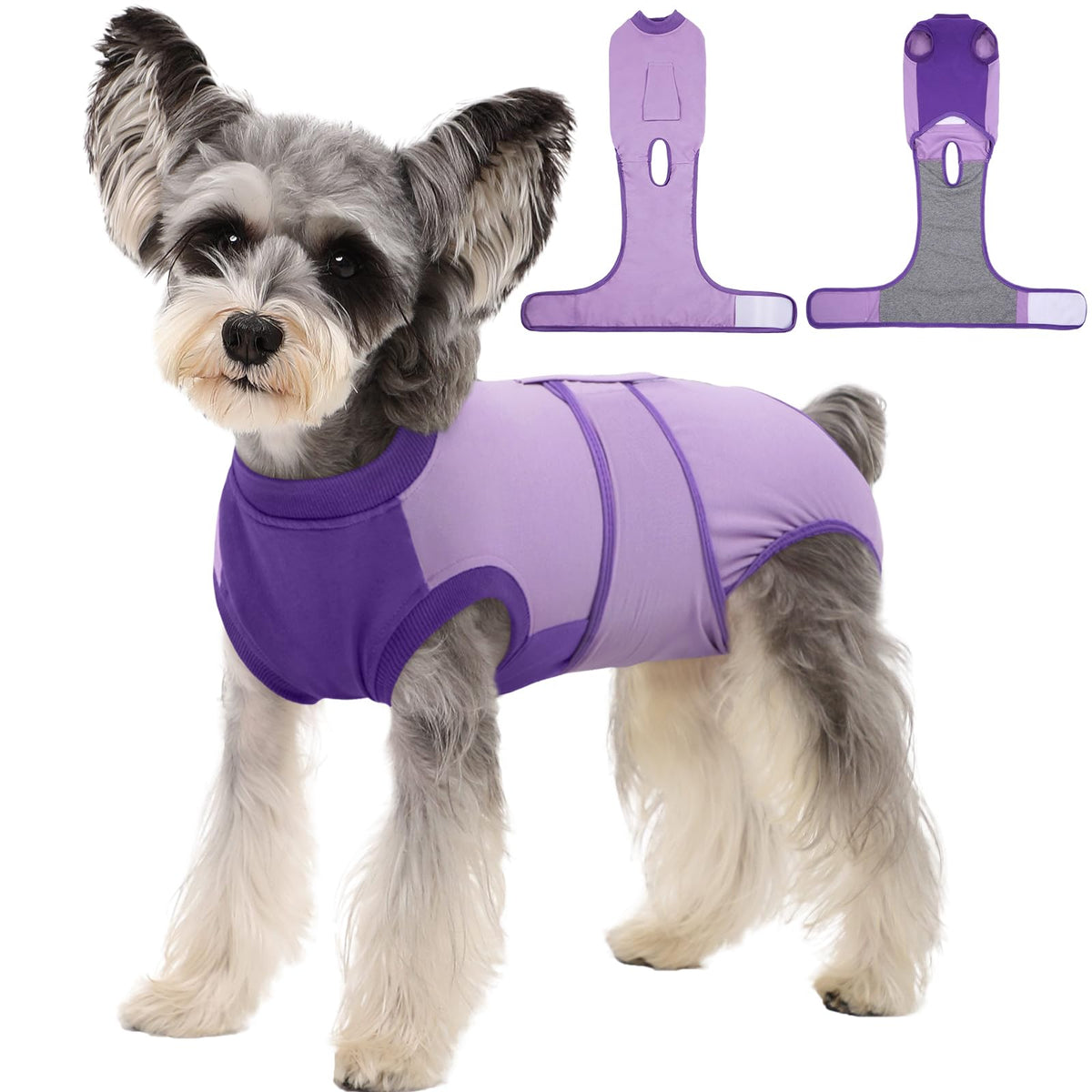 Kuoser Recovery Suit for Dogs abdomen coverage provides wound protection with airflow.
