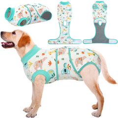 Kuoser Recovery Suit for dogs post-surgery with comfortable coverage.
