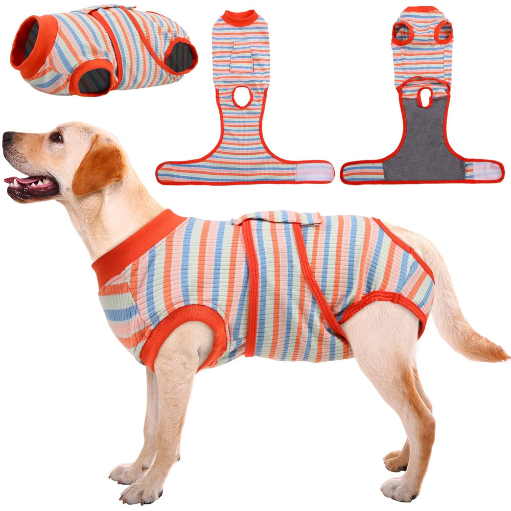 Kuoser Recovery Suit for dogs wound cover — breathable post-surgery bodysuit prevents licking wounds.