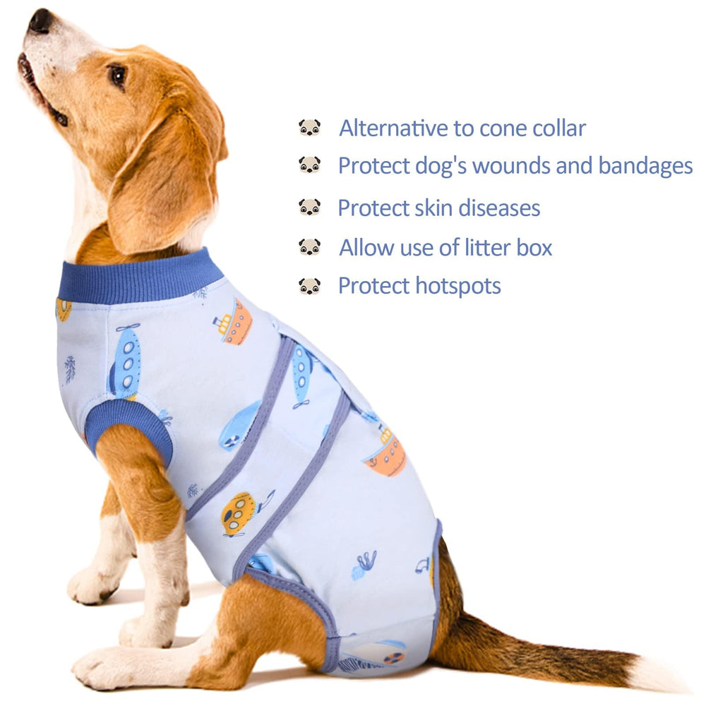 Kuoser recovery suit multi-purpose use aids skin care and shedding control
