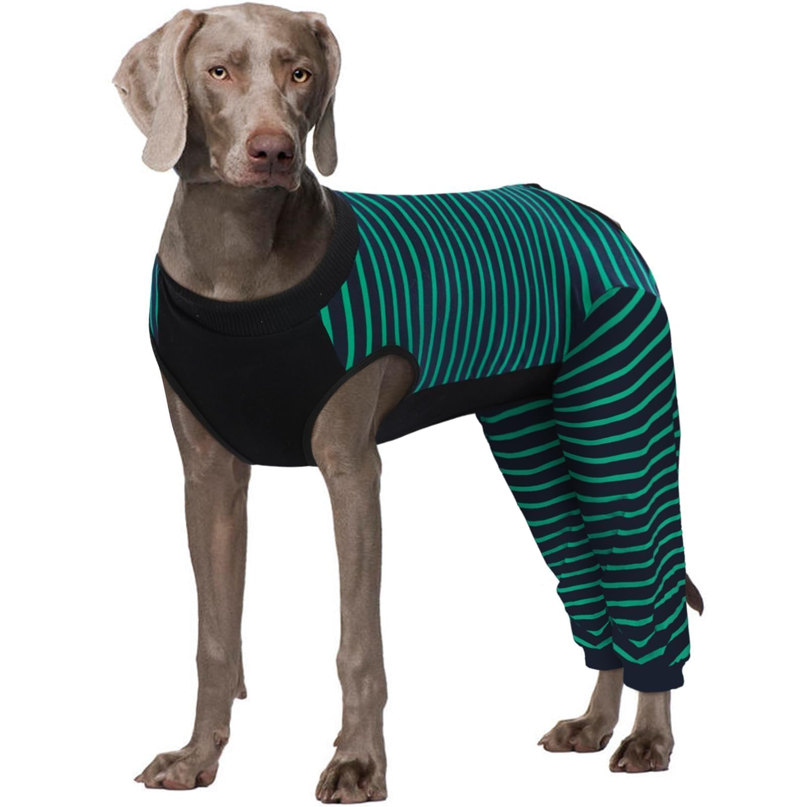 Kuoser recovery suit rear leg sleeve protecting wounds while allowing movement