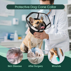 Kuoser soft cone inner mesh breathable emphasizes comfortable wear for extended recovery periods