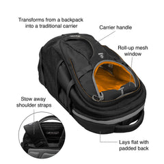 Kurgo G-Train side pockets highlight convenient storage for treats and essentials.