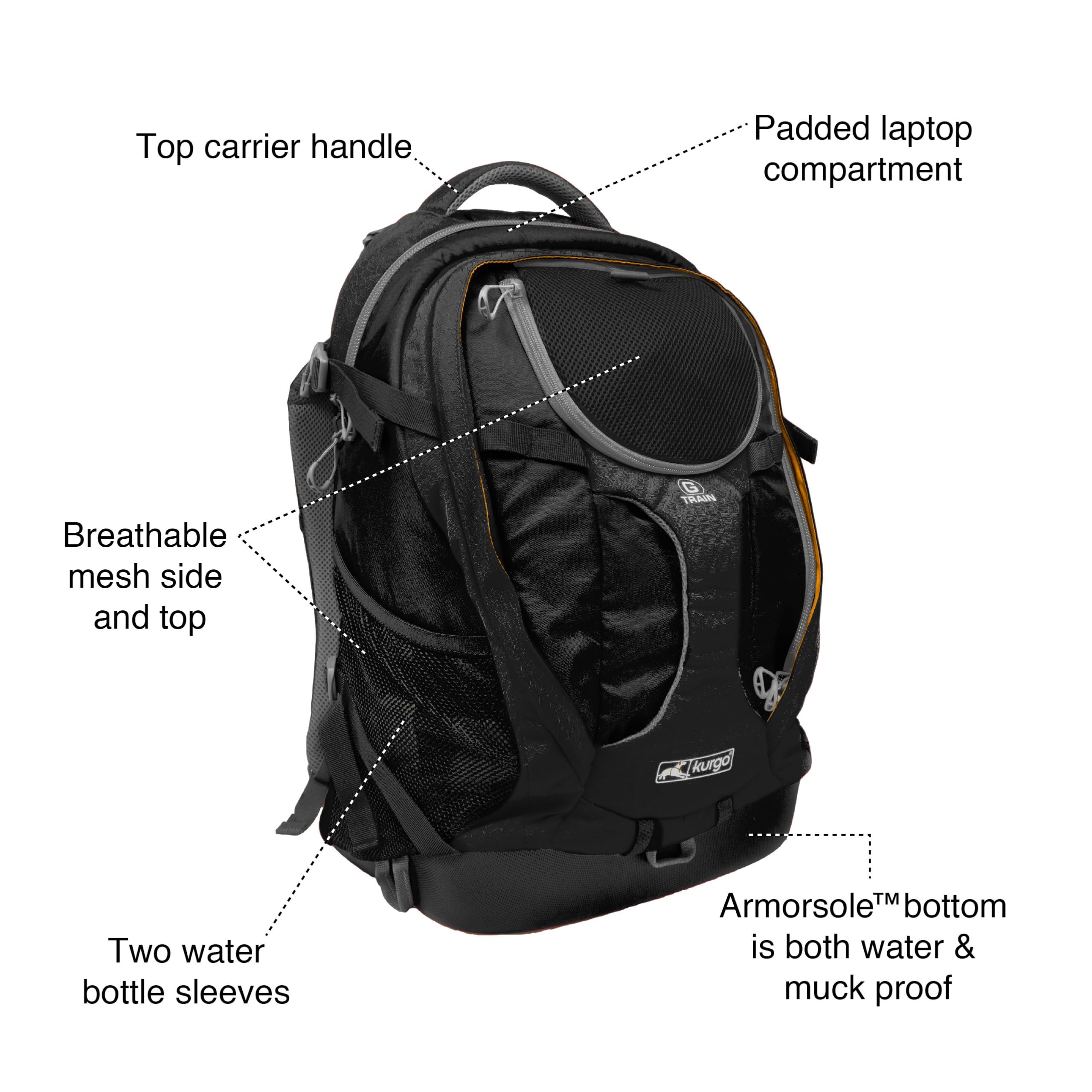 Kurgo G-Train side pockets keep essentials handy during hikes.