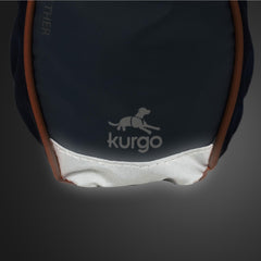 Kurgo Go Stuff It reflective material enhances visibility at night.