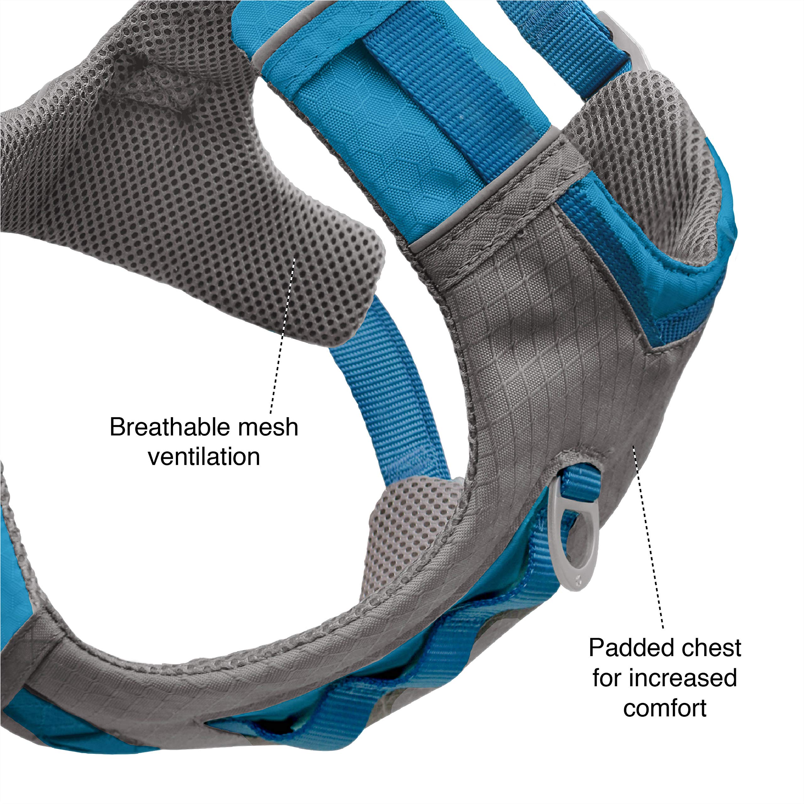 Kurgo Journey Air Chest pad close-up showing padded support and comfort.