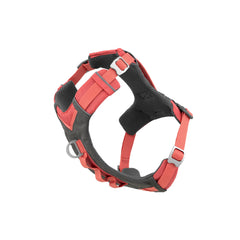 Kurgo Journey Air Harness in coral, front view, for secure everyday adventures.