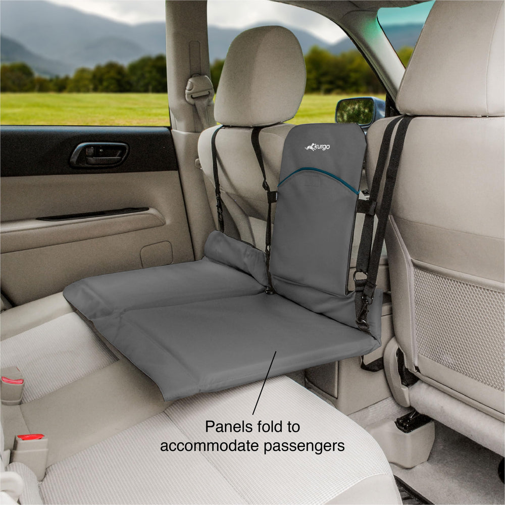 Kurgo Rover Backseat Bridge dog-ready platform supports up to 100 pounds.