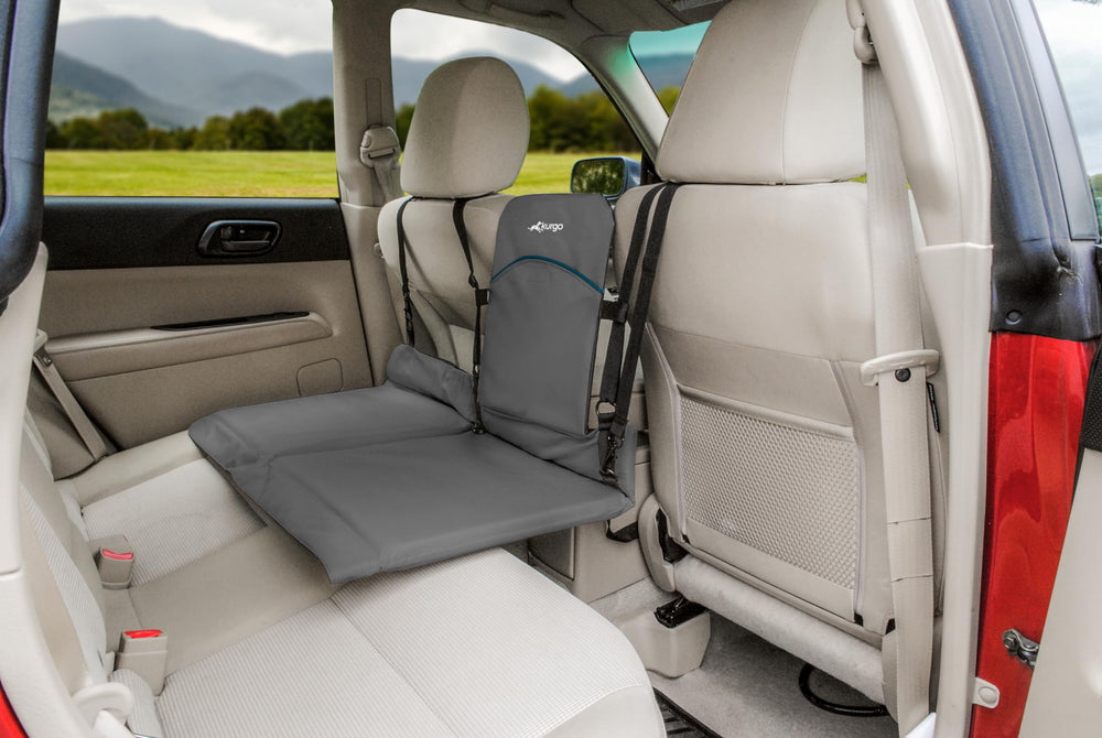Kurgo Rover Backseat Bridge reversible-color option matches any car interior.