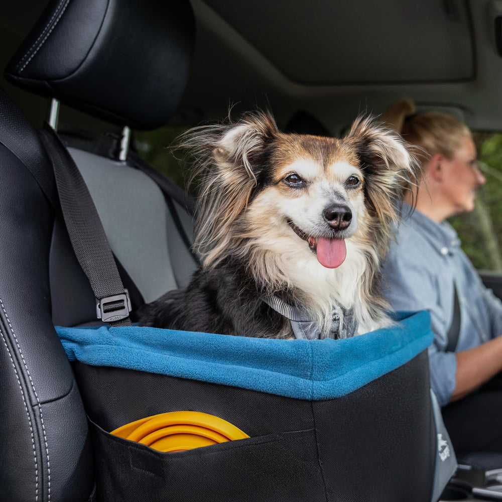 Kurgo Rover Booster Seat waterproof exterior protects against spills.