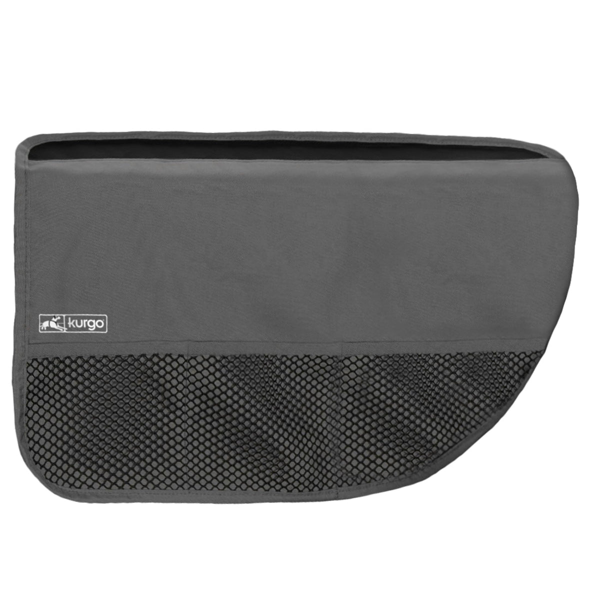 Kurgo Rover Car Door Guard with durable-fabric shield protects the car interior from paw scratches.