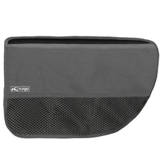 Kurgo Rover Car Door Guard with durable-fabric shield protects the car interior from paw scratches.