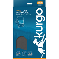 Kurgo Rover Car Door Guard pocket-storage keeps leashes and toys organized inside the car.