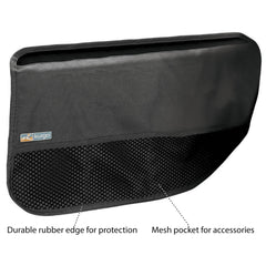 Kurgo Rover Car Door Guard showing Rufftex-edging for added paw durability.