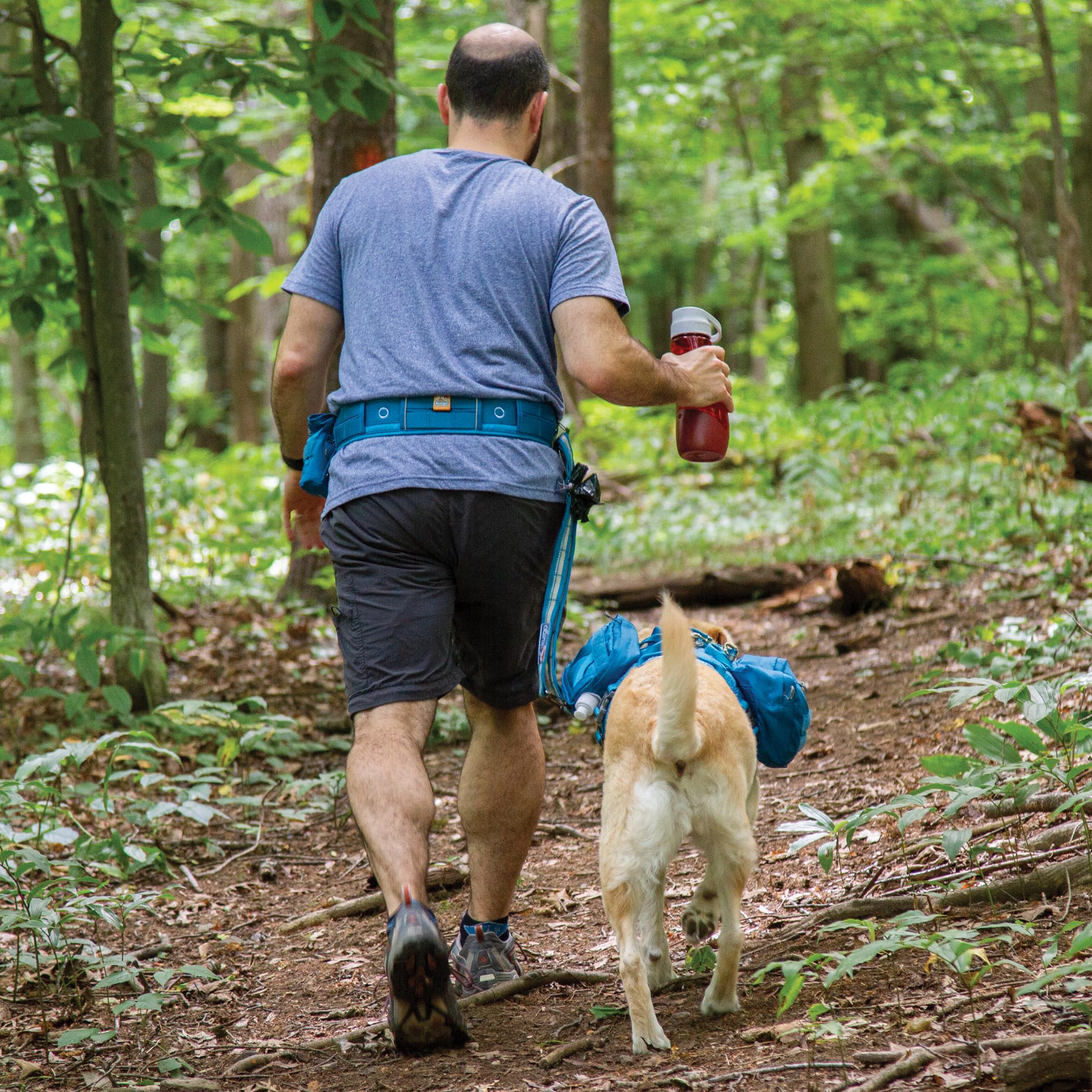 Kurgo RSG Active Utility Belt highlighting quick-release strap for easy detachment