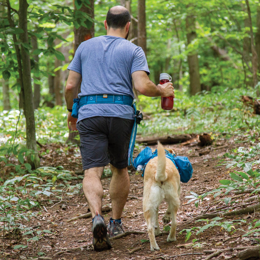 Kurgo RSG Active Utility Belt highlighting quick-release strap for easy detachment