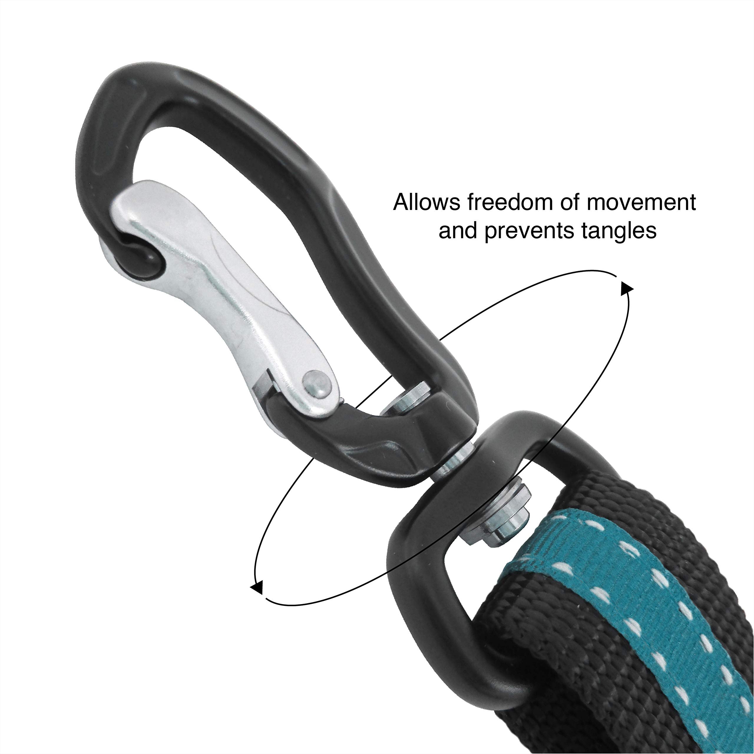 Adjustable backseat restraint provides flexible comfort while keeping your dog secure on rides.