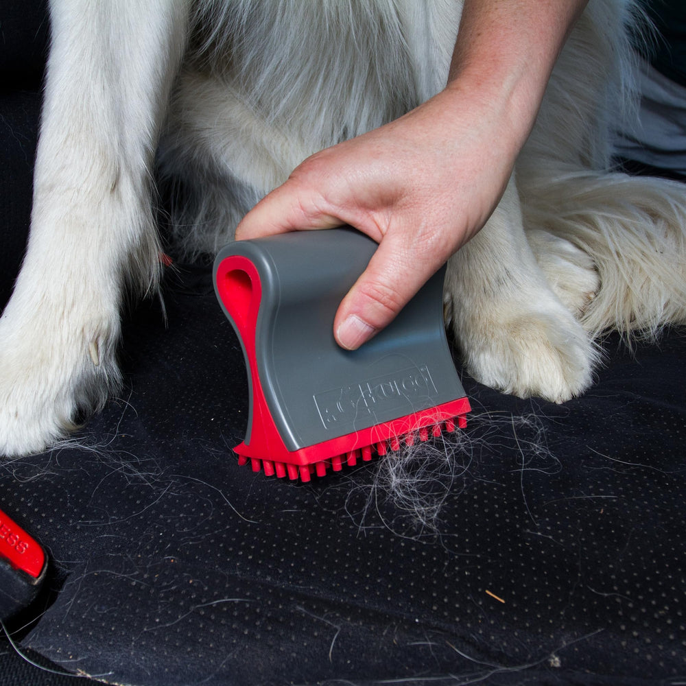 Kurgo Shed Sweeper car-seat fur removal helps keep mats presentable.