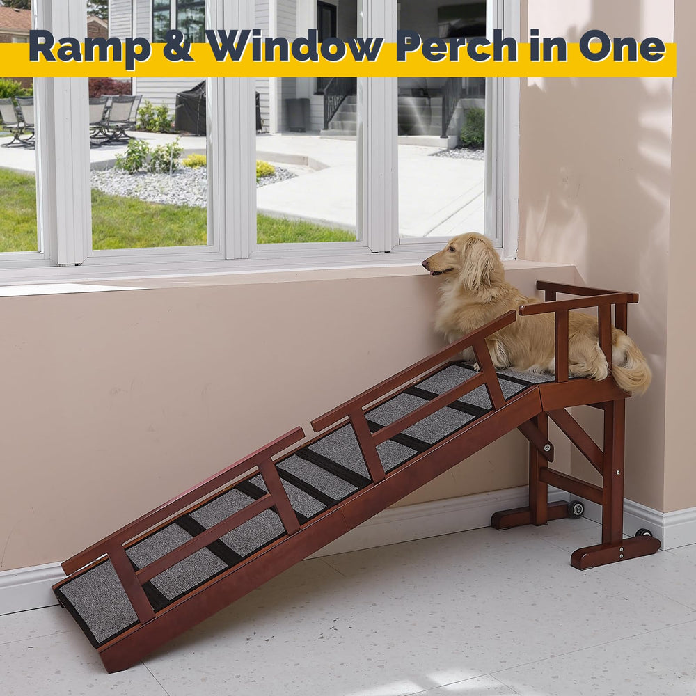 KUVETO ramp dimensions 60x16 inches suit most furniture and pets.