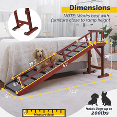 KUVETO ramp with removable rails prevents falls