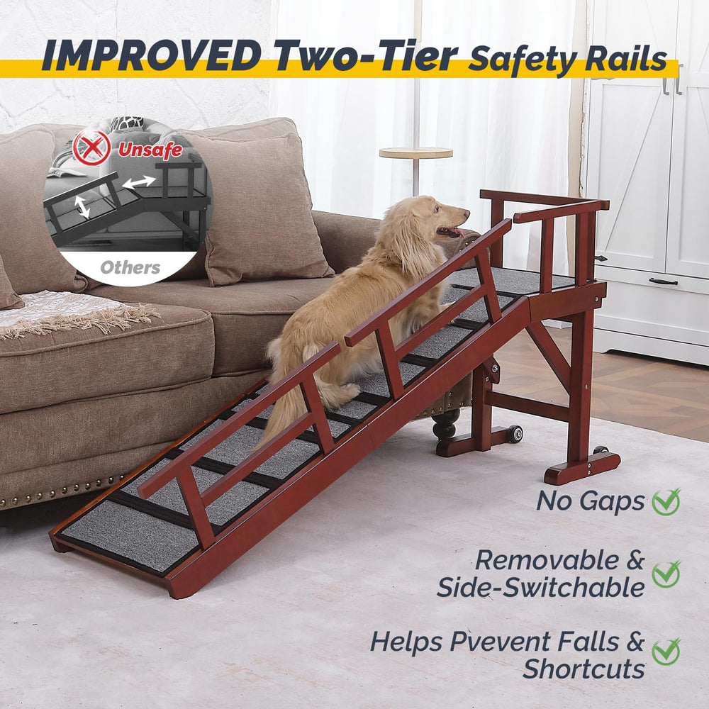 KUVETO solid wood construction offers sturdy support while blending with home decor.