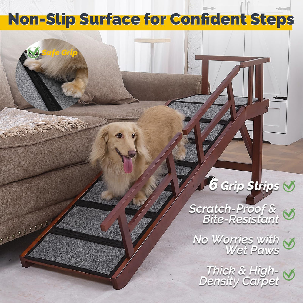 KUVETO built-in wheels make moving the ramp effortless around the home.