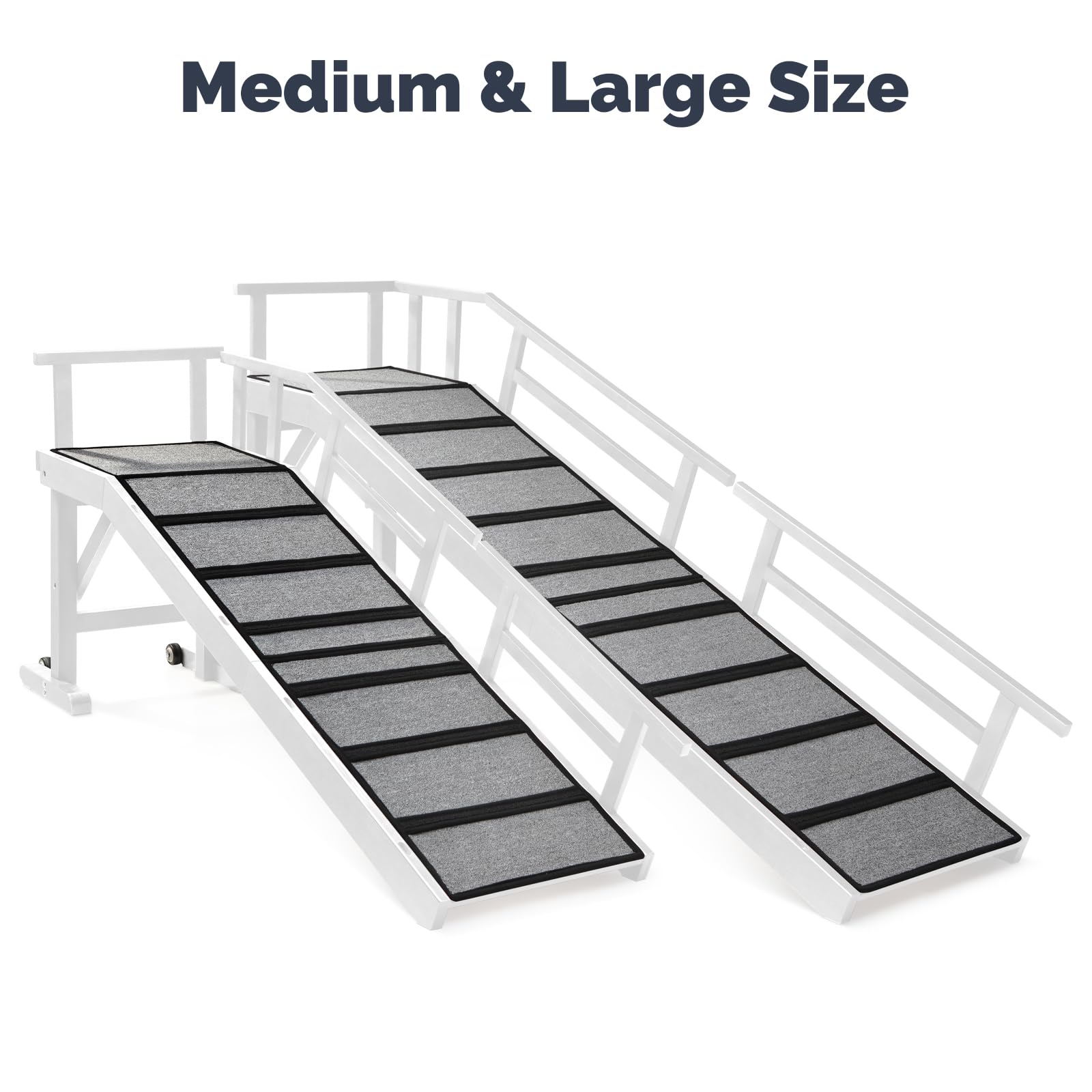KUVETO stylish pet ramp safety blends with home decor.