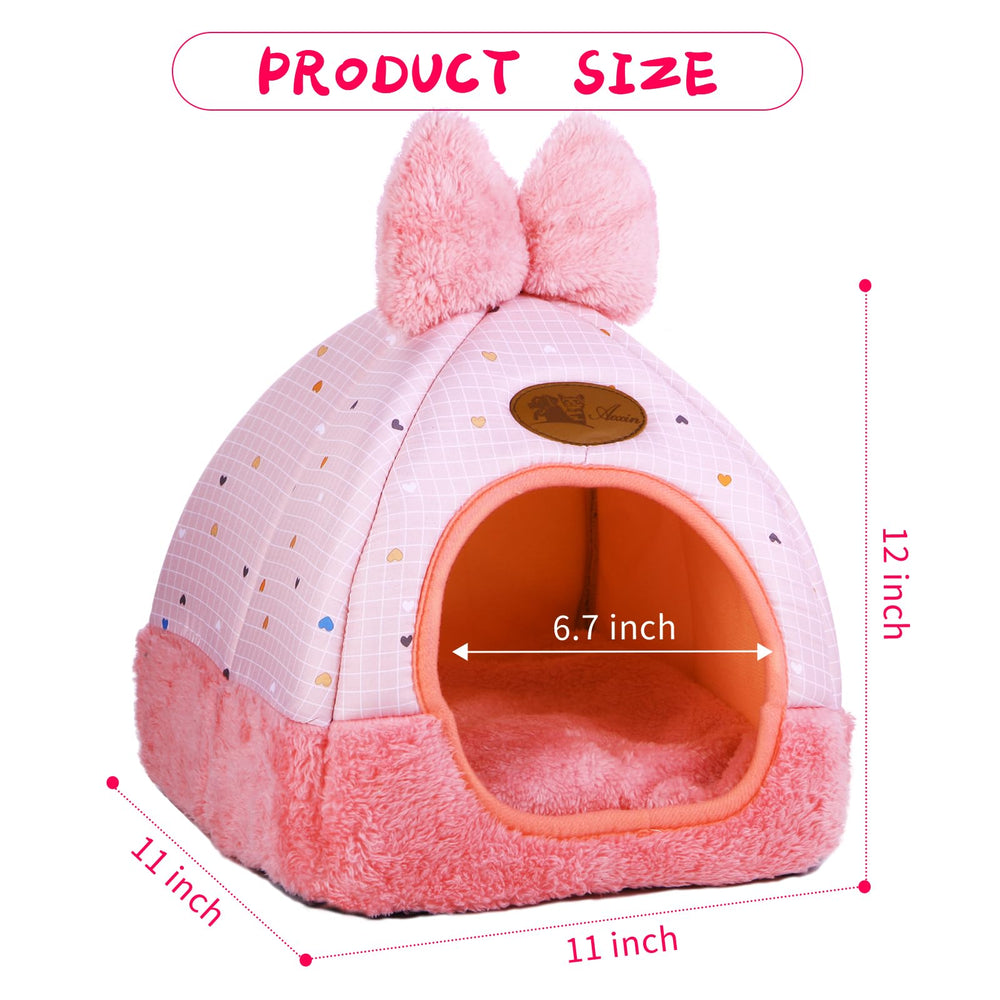 Kwerdas Bunny Bed Hideout open entrance invites easy access and exploration.