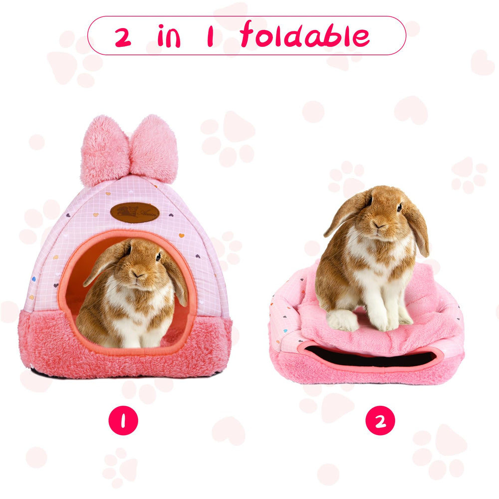 Kwerdas Bunny Bed machine washable design for quick upkeep.