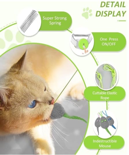 KWV Interactive Cat Toy with three modes for varied play