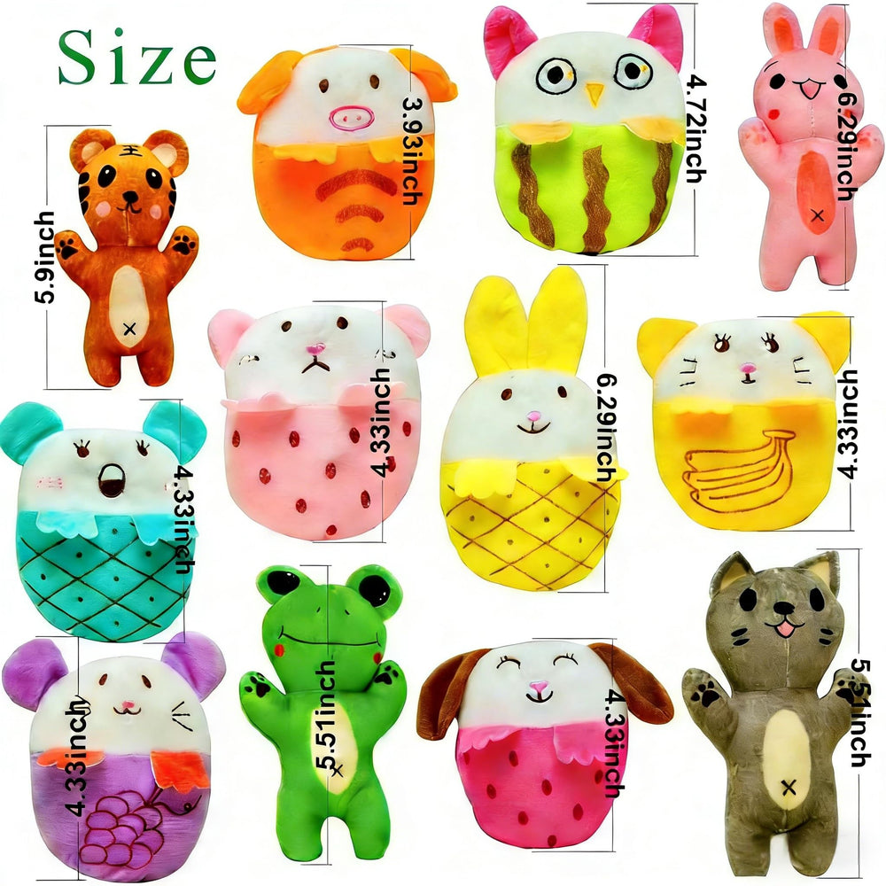 Kyatico plush squeaky toy closeup showing soft fabric and squeaker