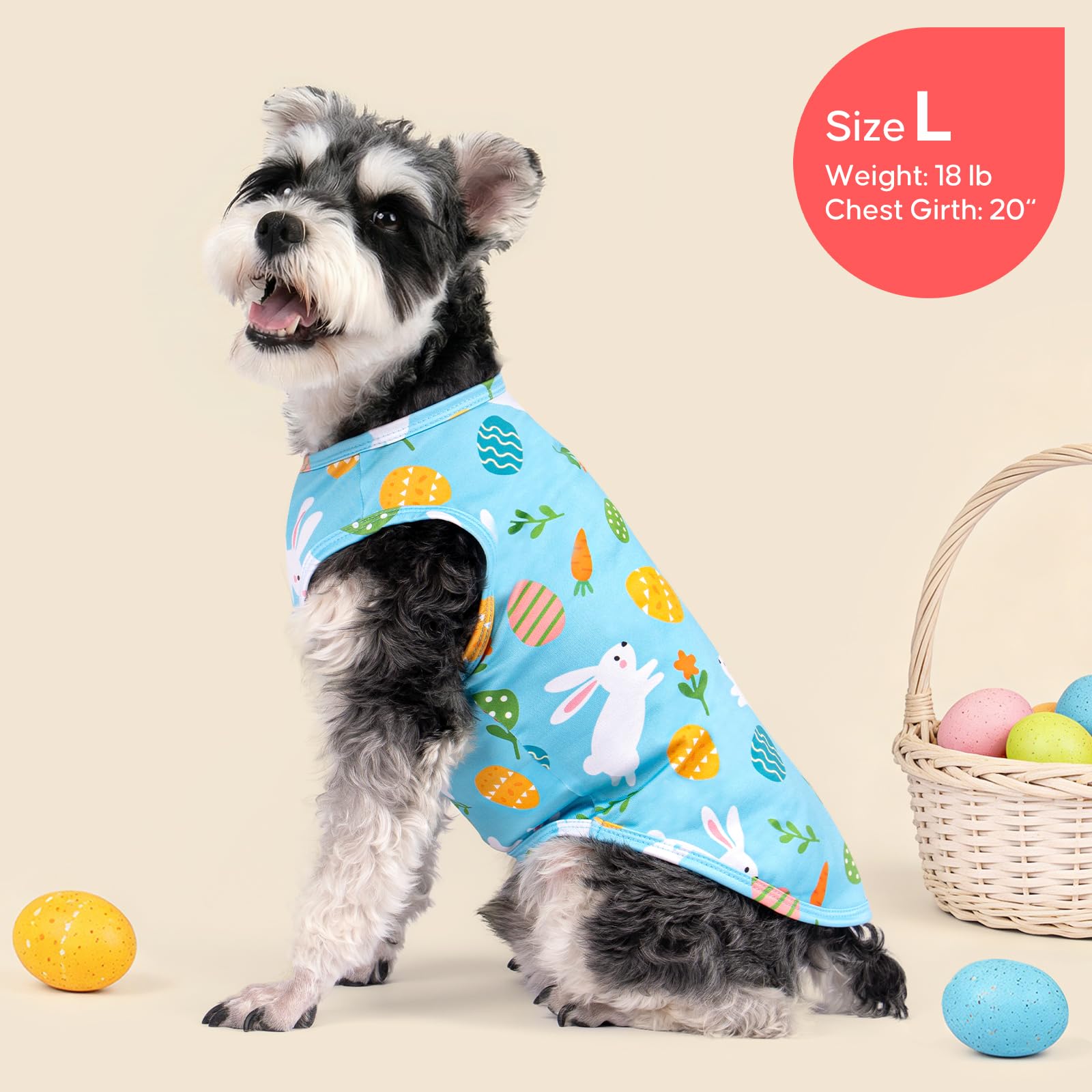 KYEESE two-pack dog shirts for easy rotation and care
