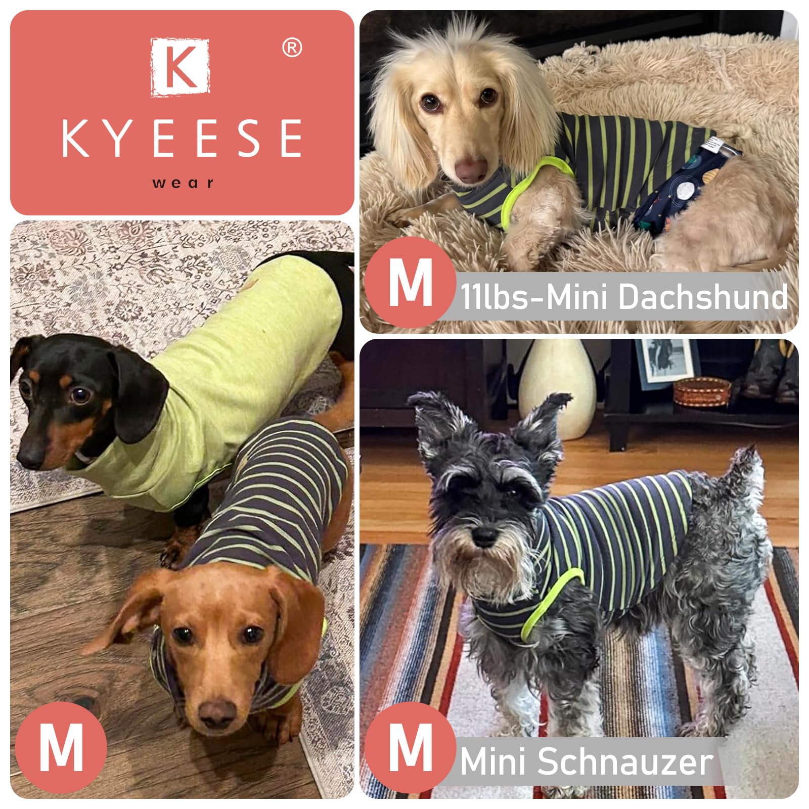 KYEESE 2Pack Cat Sweater folded packaging showing two styles