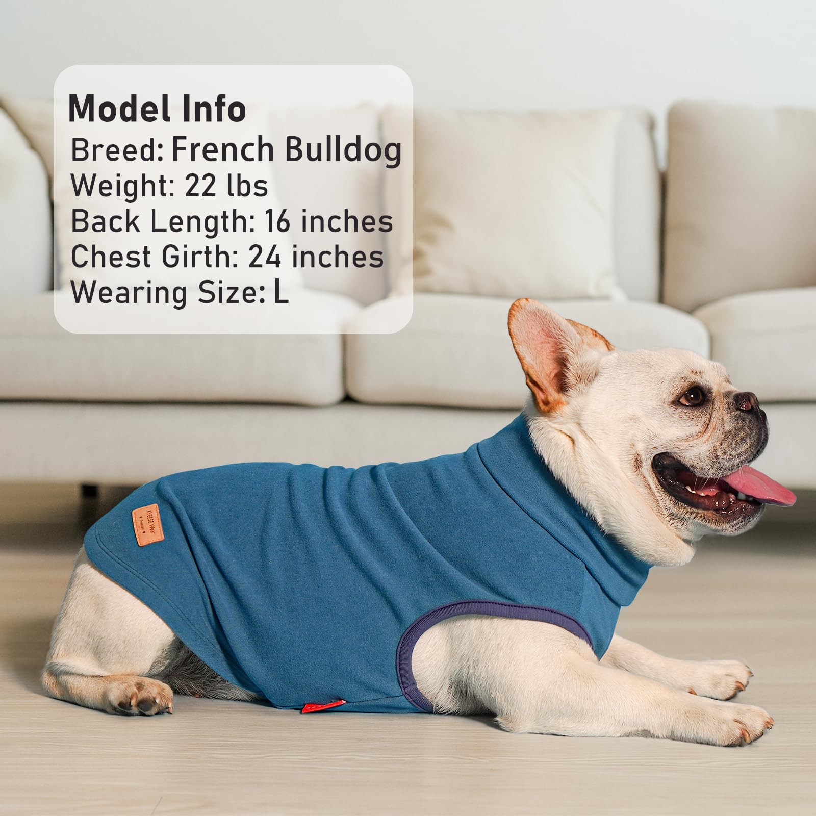 KYEESE 2pack dog sweater pack with two color options