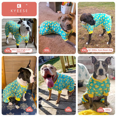 Kyeeese dog onesie provides warmth on chilly days.