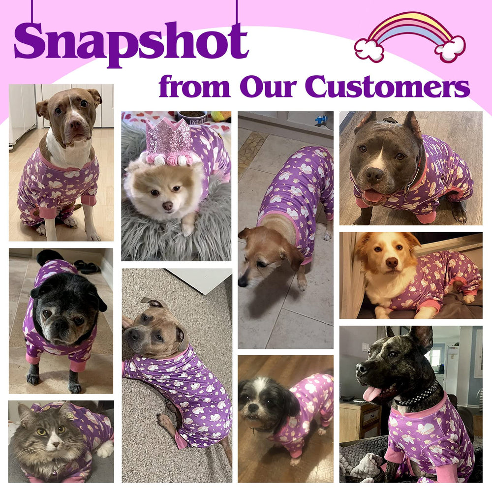 KYEESE machine-washable dog pajamas for easy care.