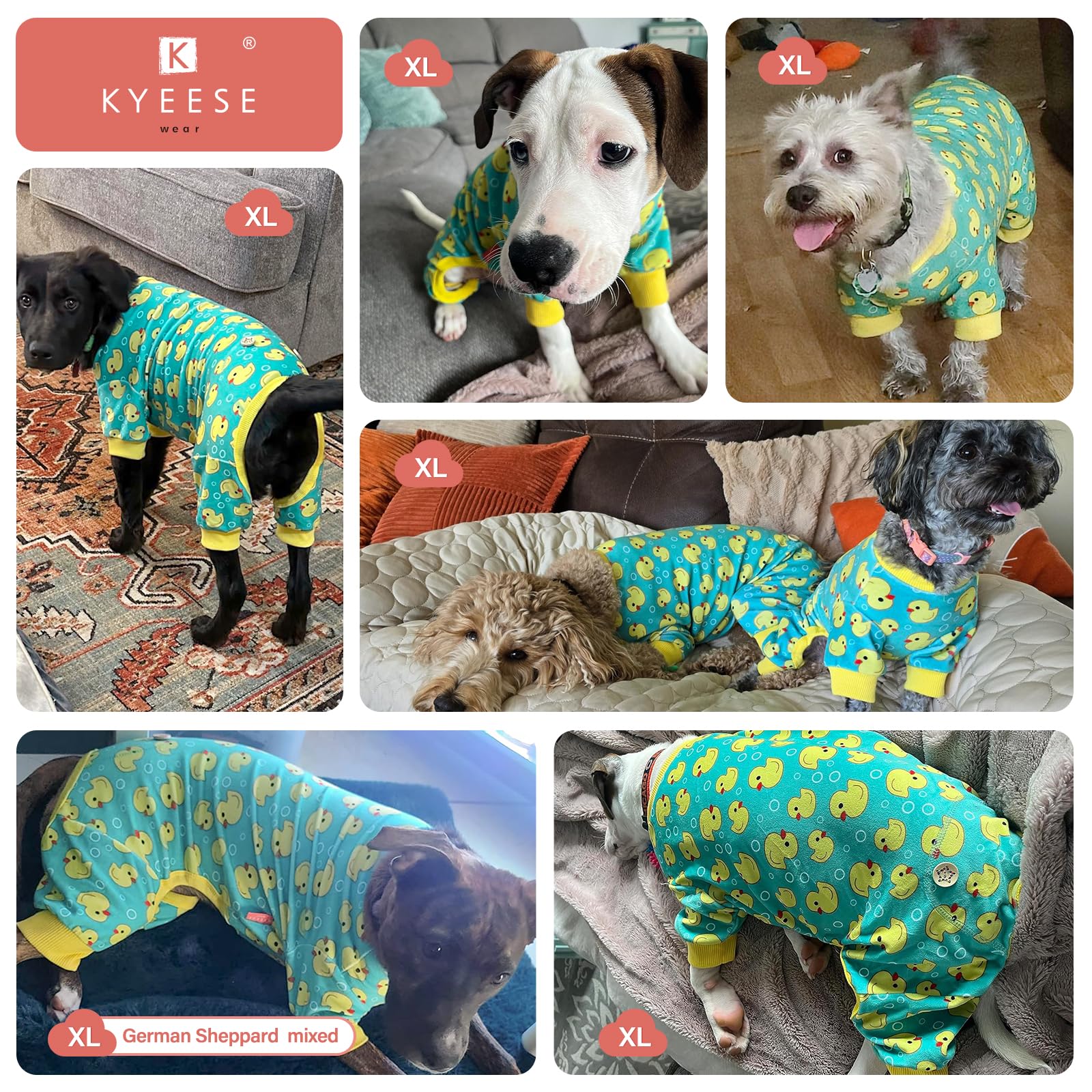 Kyeeese multi-function pjs cover skin issues and reduce shedding.