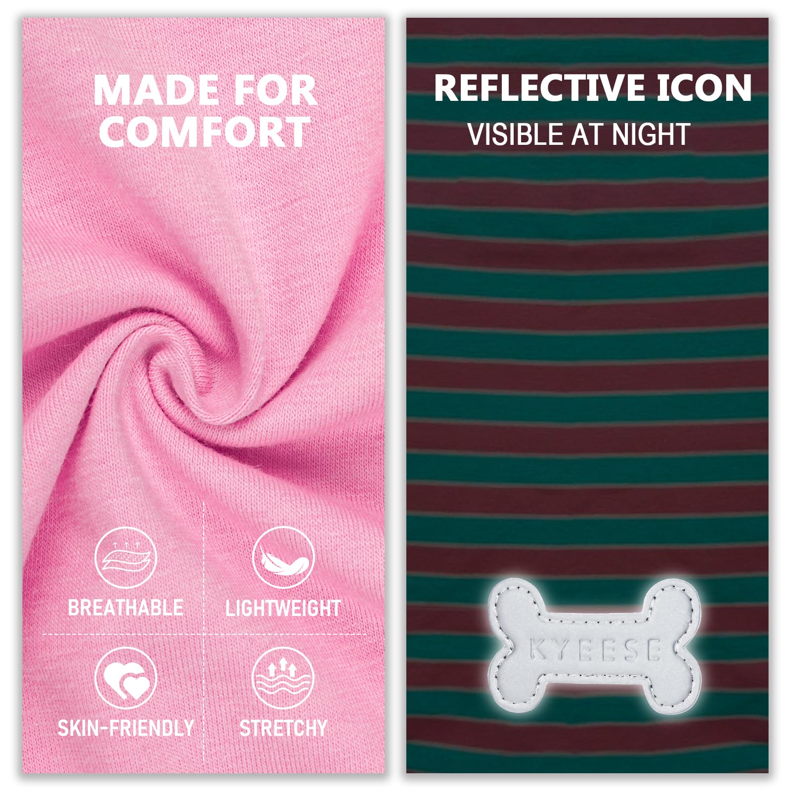 KYEESE pink dog shirt ideal for stylish daily wear.