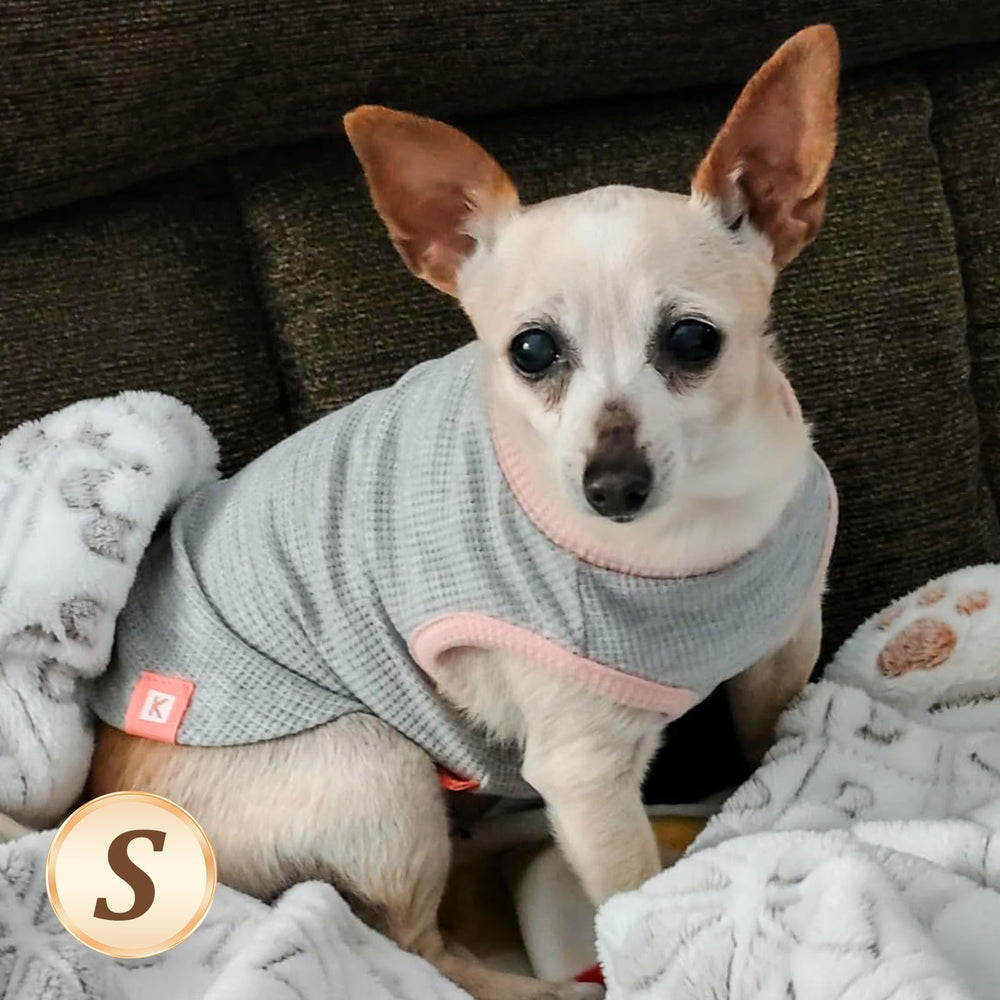 KYEESE dog shirt sleeveless pull-on for quick dressing