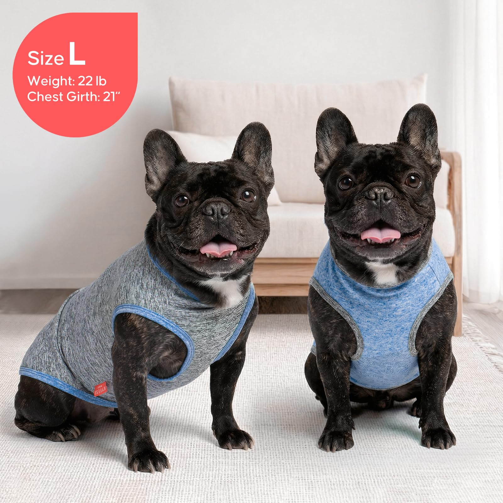 KYEESE dog shirt sun protection coverage helps prevent sun exposure.