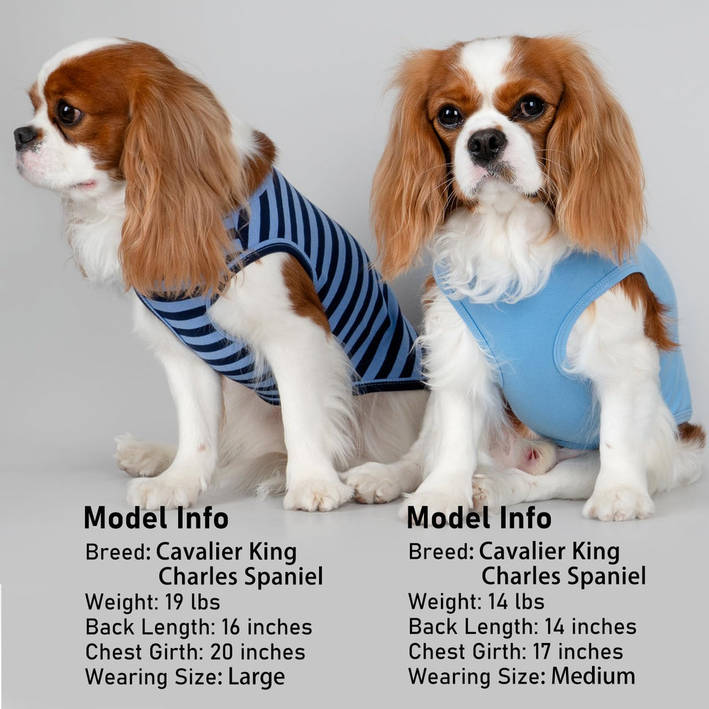 KYEESE size-guide dog shirt large compatibility for small breeds.