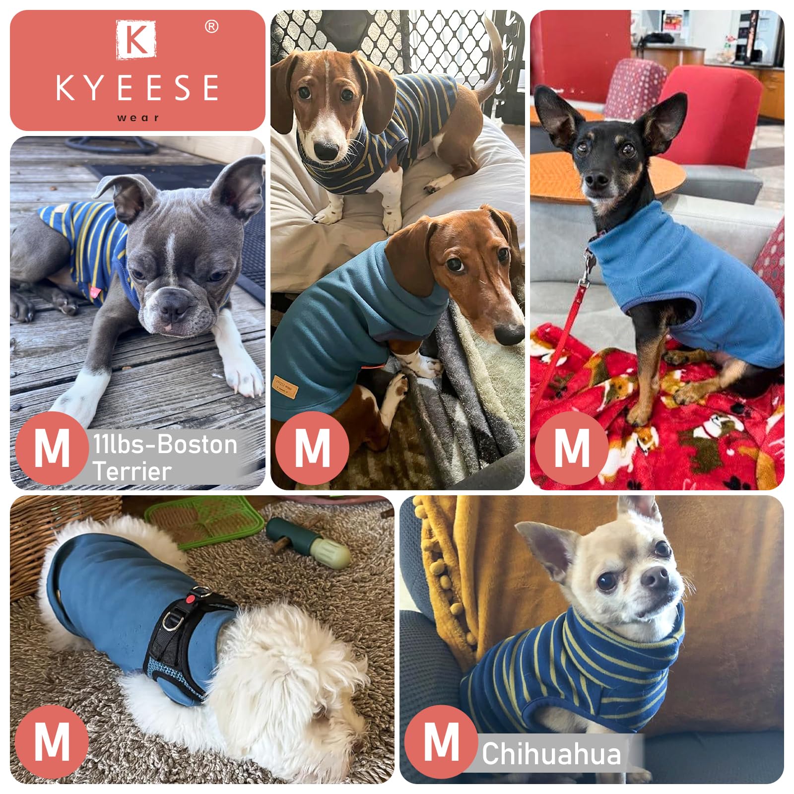 KYEESE solid color and stripe pack display two versatile styles for winter.
