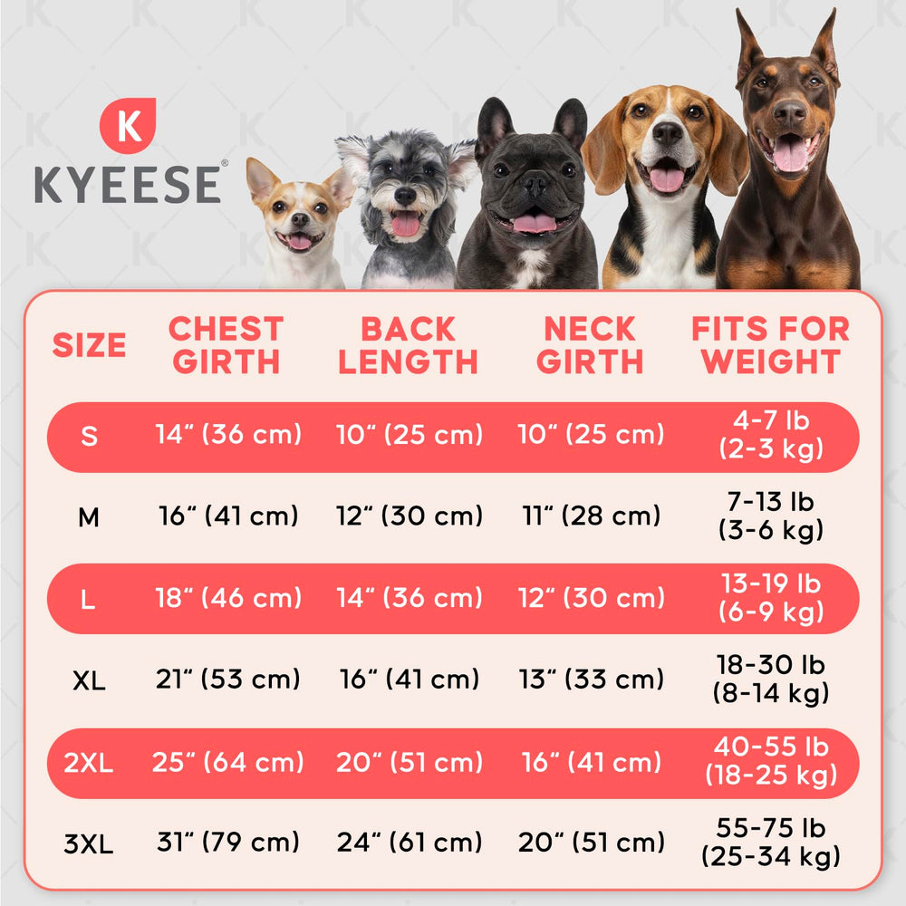 KYEESE durable two-pack dog tees withstand frequent washing