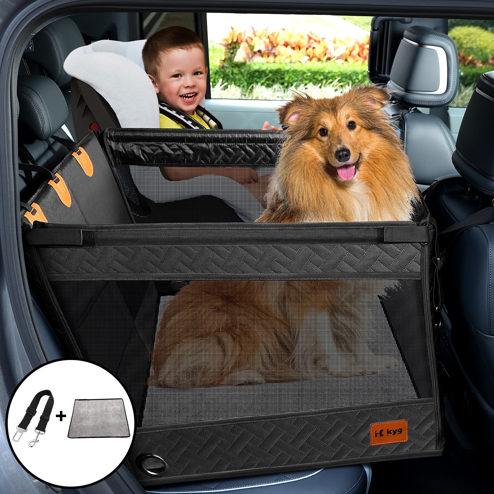 KYG backseat extender expands space so dogs can stretch out