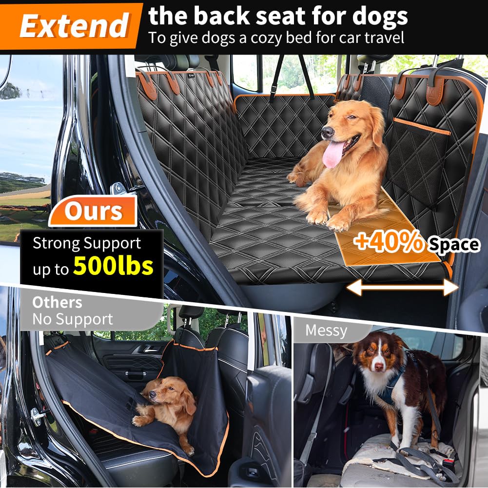 KYG dog hammock mesh window for better airflow and calm pets.