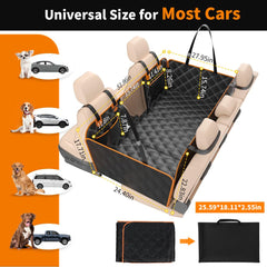 KYG waterproof and scratch-resistant liner protects car seats.